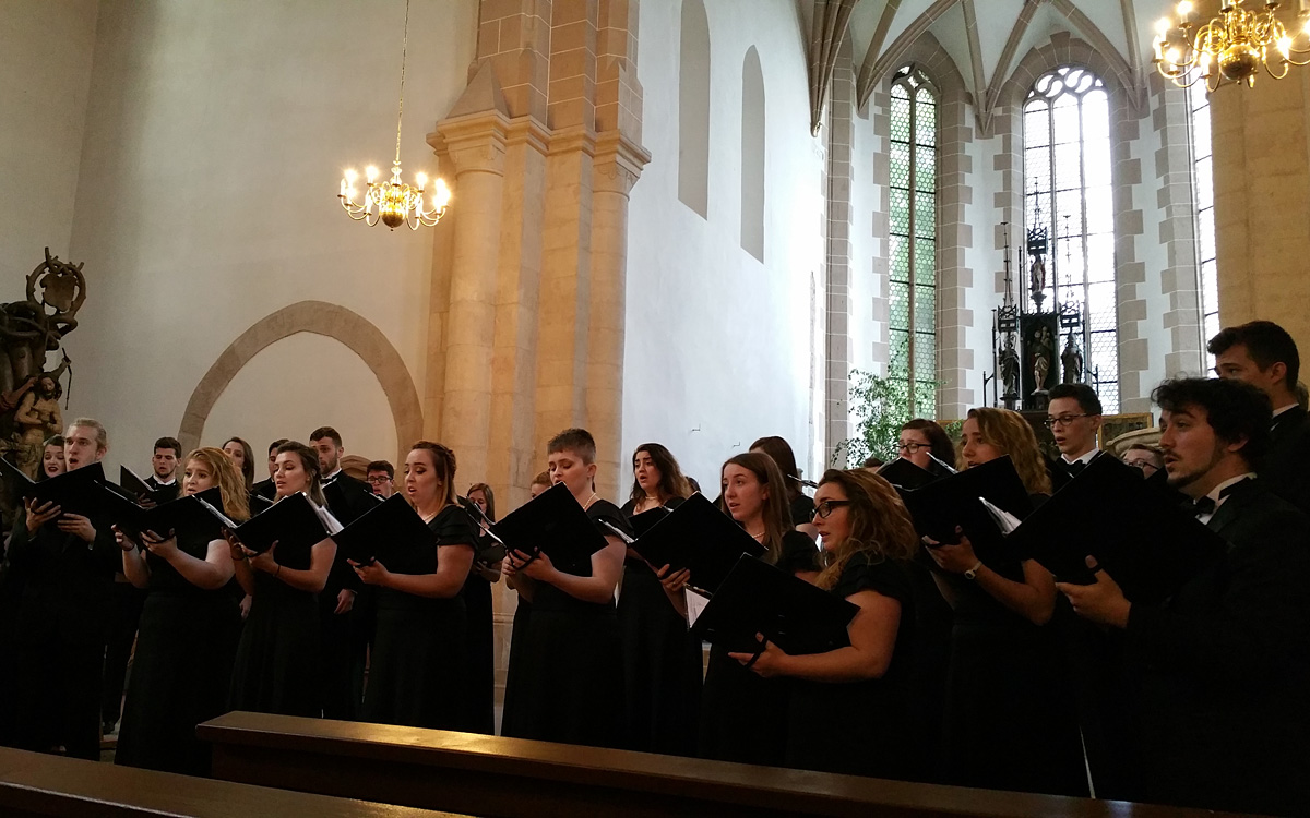 The University of Akron Chamber Choir zu Gast in der Schloßkirche